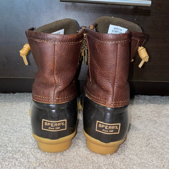 Womens Sperry Saltwater Duck Boots Size 6 - Picture 4 of 9